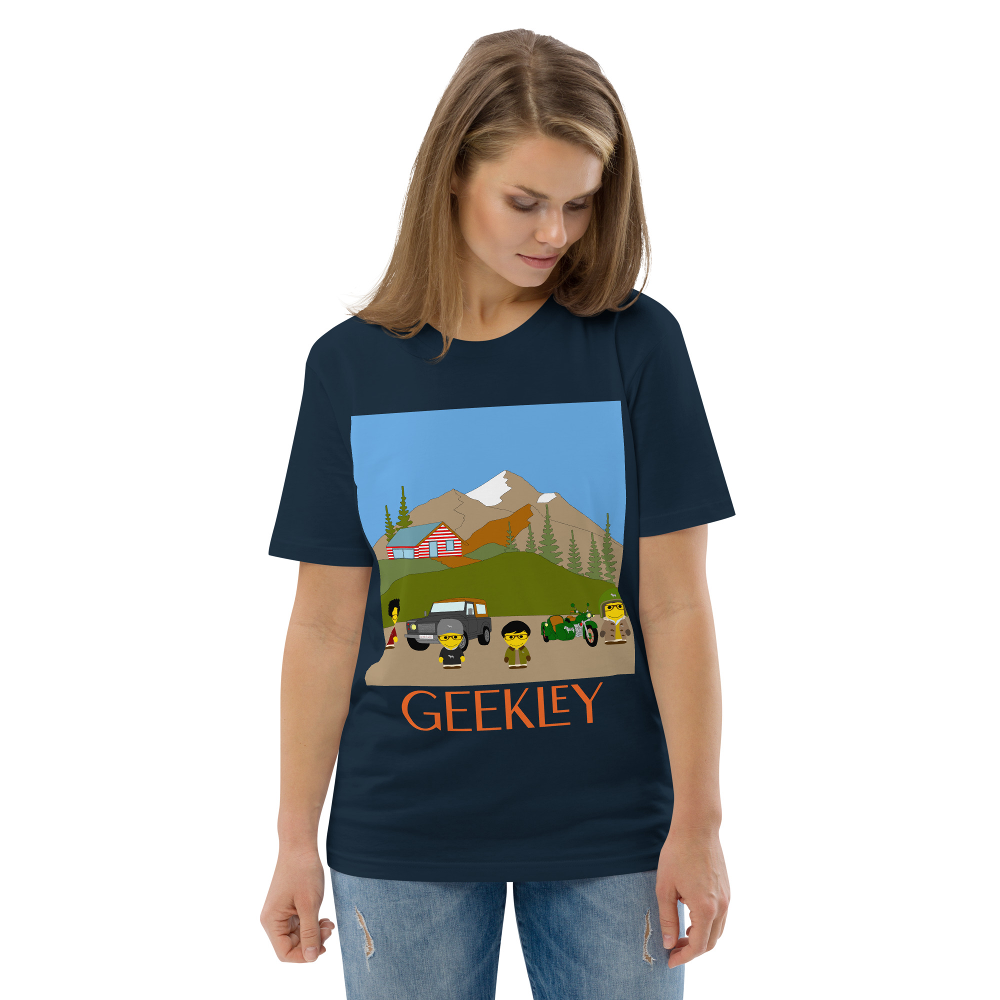 T-shirt unisexe en coton biologique "Country journey" – Image 5