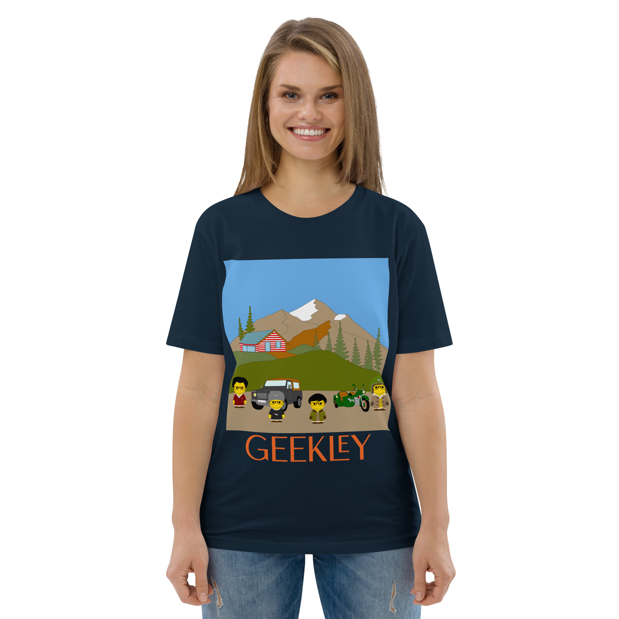 T-shirt unisexe en coton biologique "Country journey" – Image 4