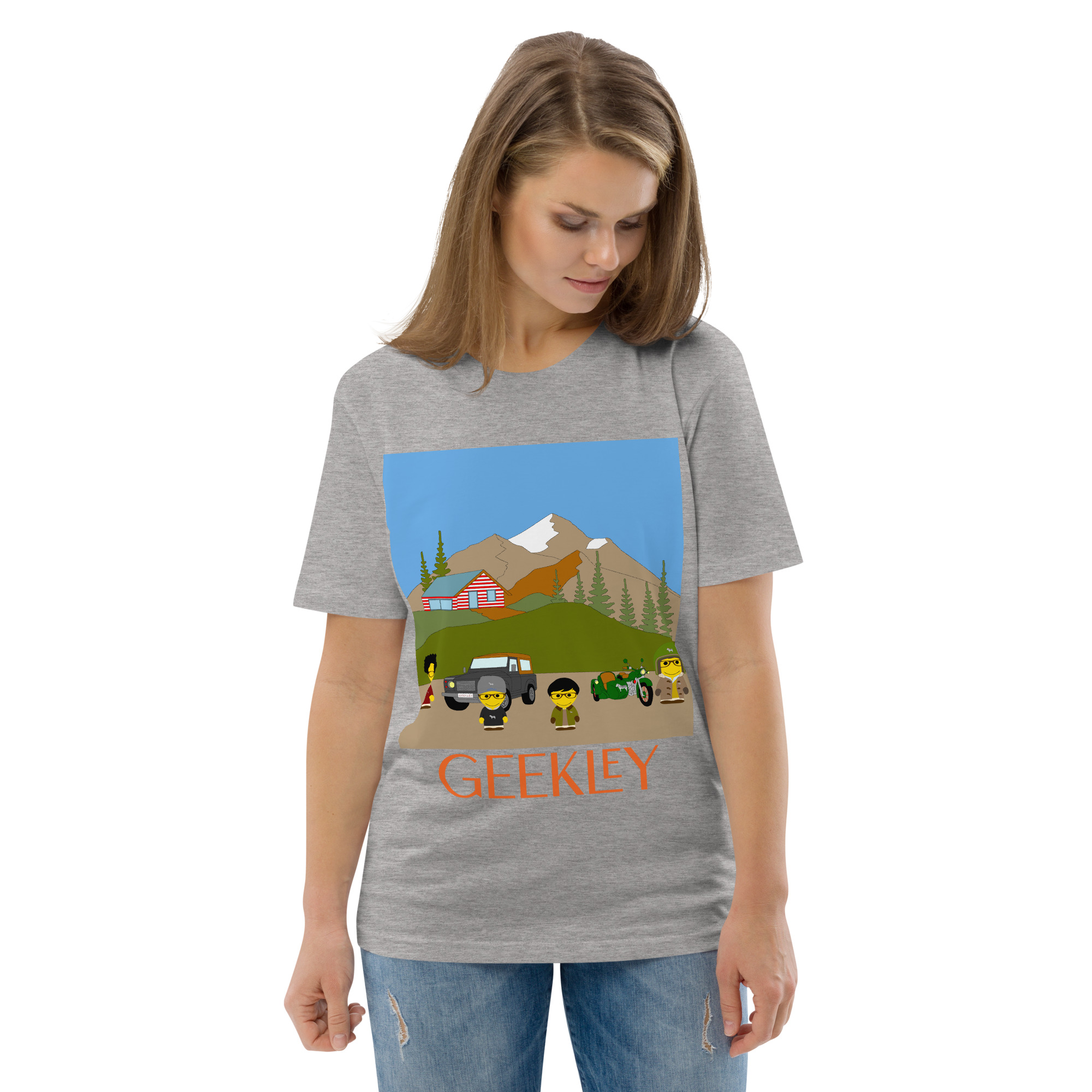 T-shirt unisexe en coton biologique "Country journey" – Image 20