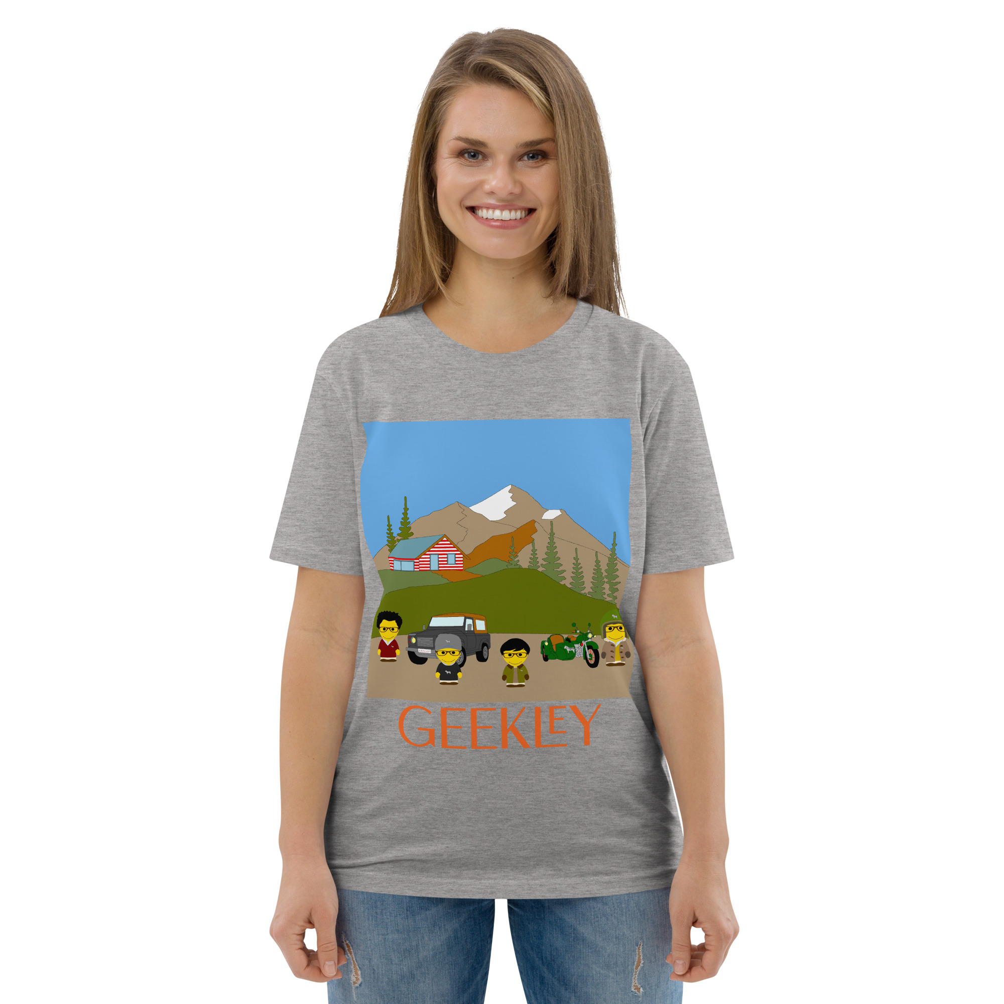 T-shirt unisexe en coton biologique "Country journey" – Image 19