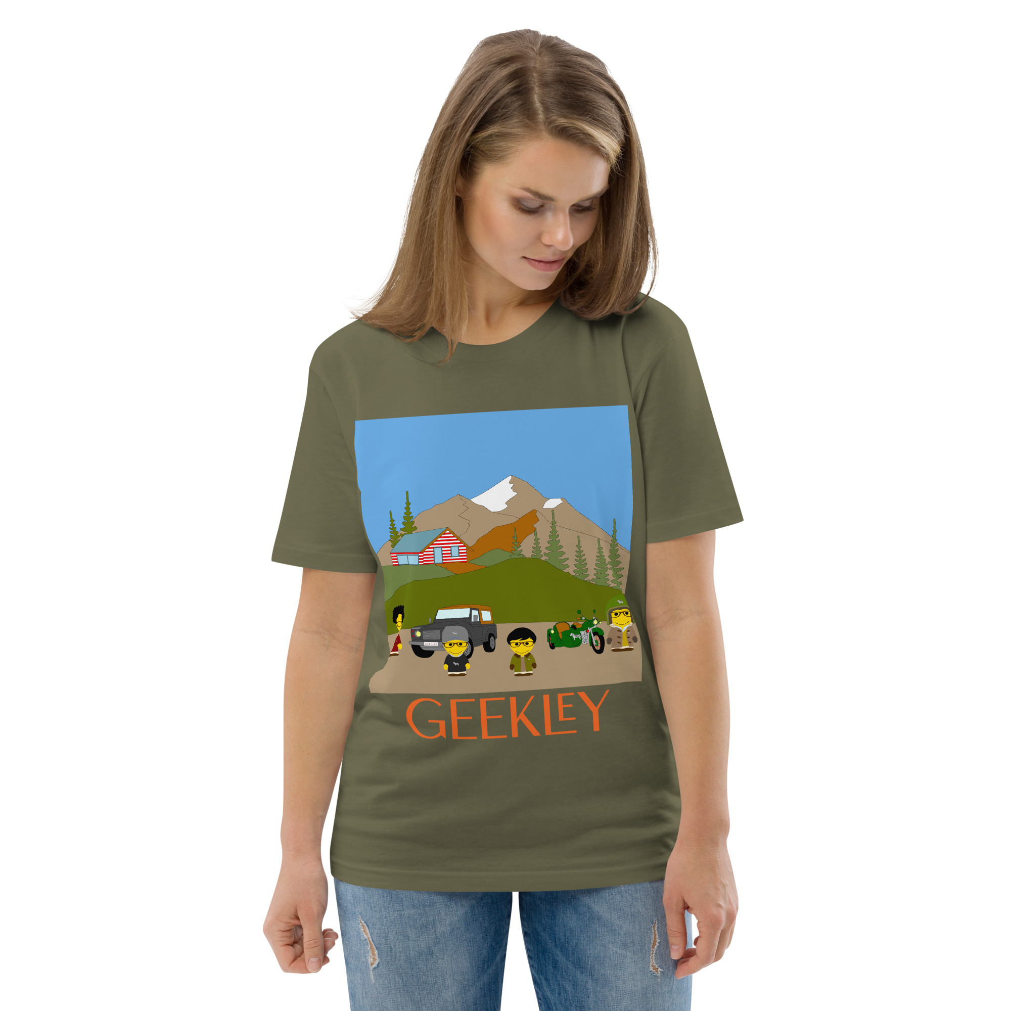 T-shirt unisexe en coton biologique "Country journey" – Image 16