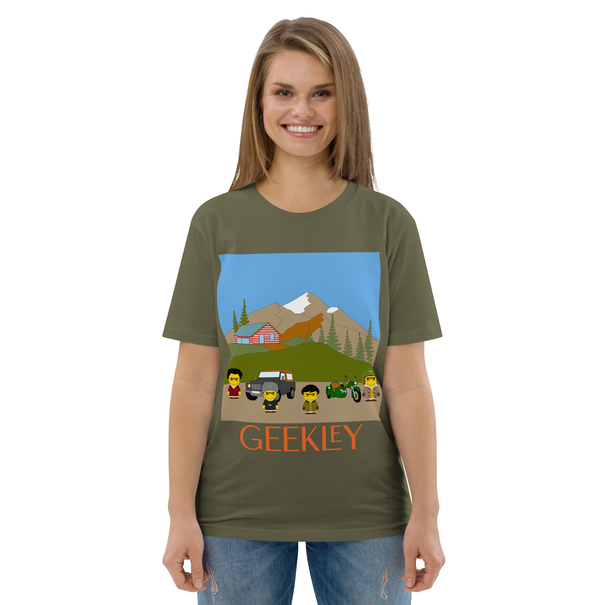 T-shirt unisexe en coton biologique "Country journey" – Image 15