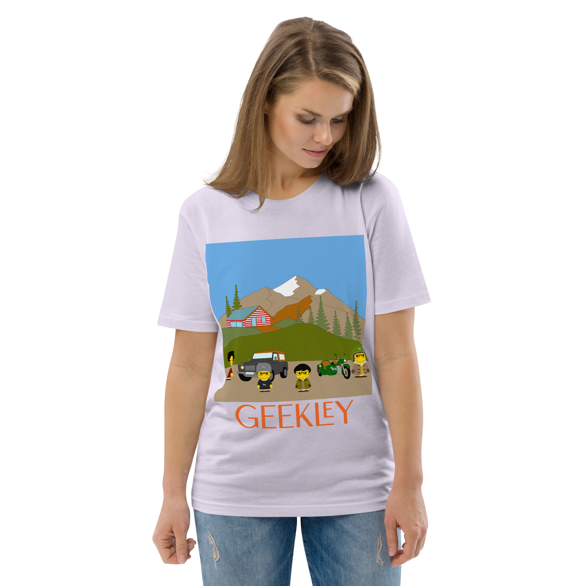 T-shirt unisexe en coton biologique "Country journey" – Image 28