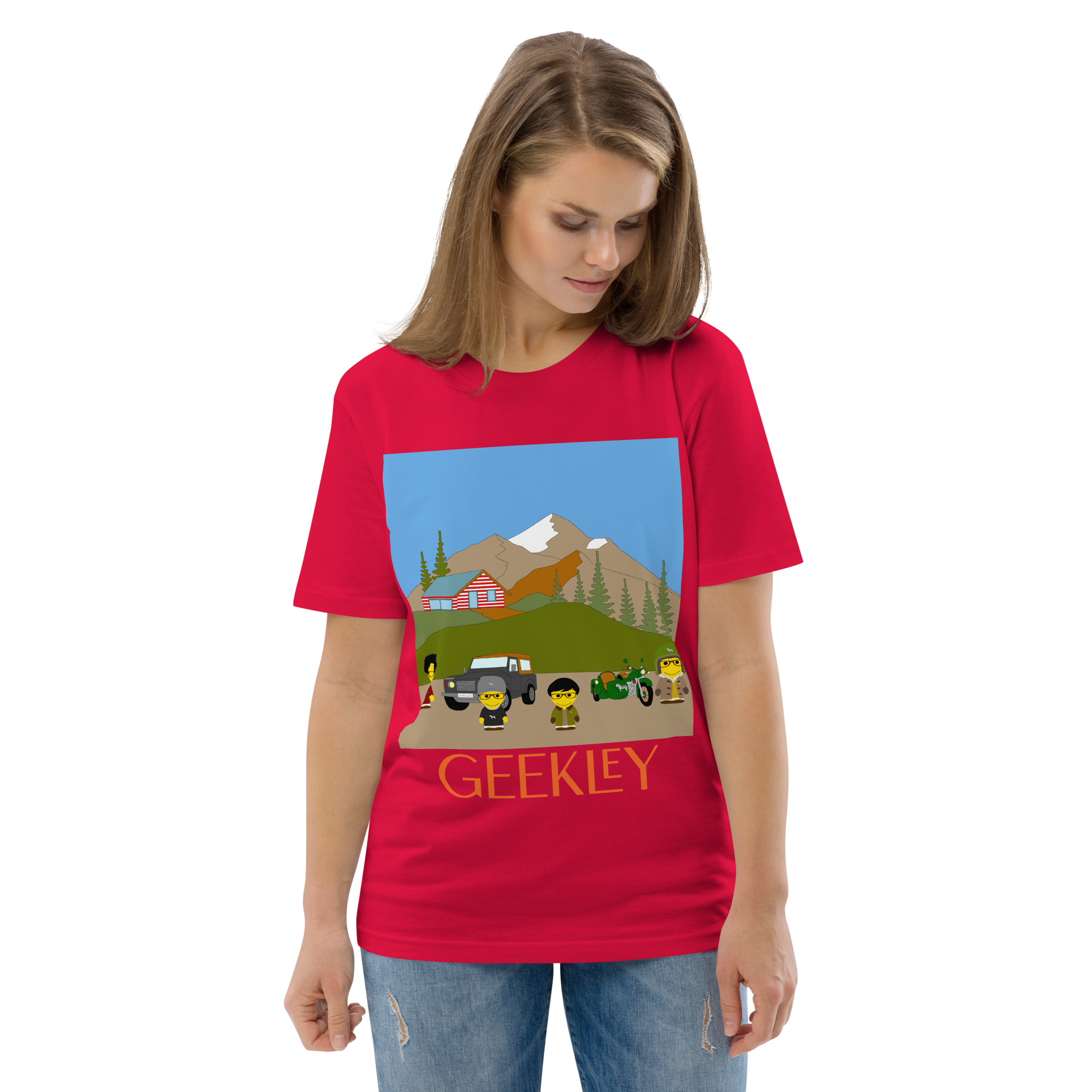 T-shirt unisexe en coton biologique "Country journey" – Image 12