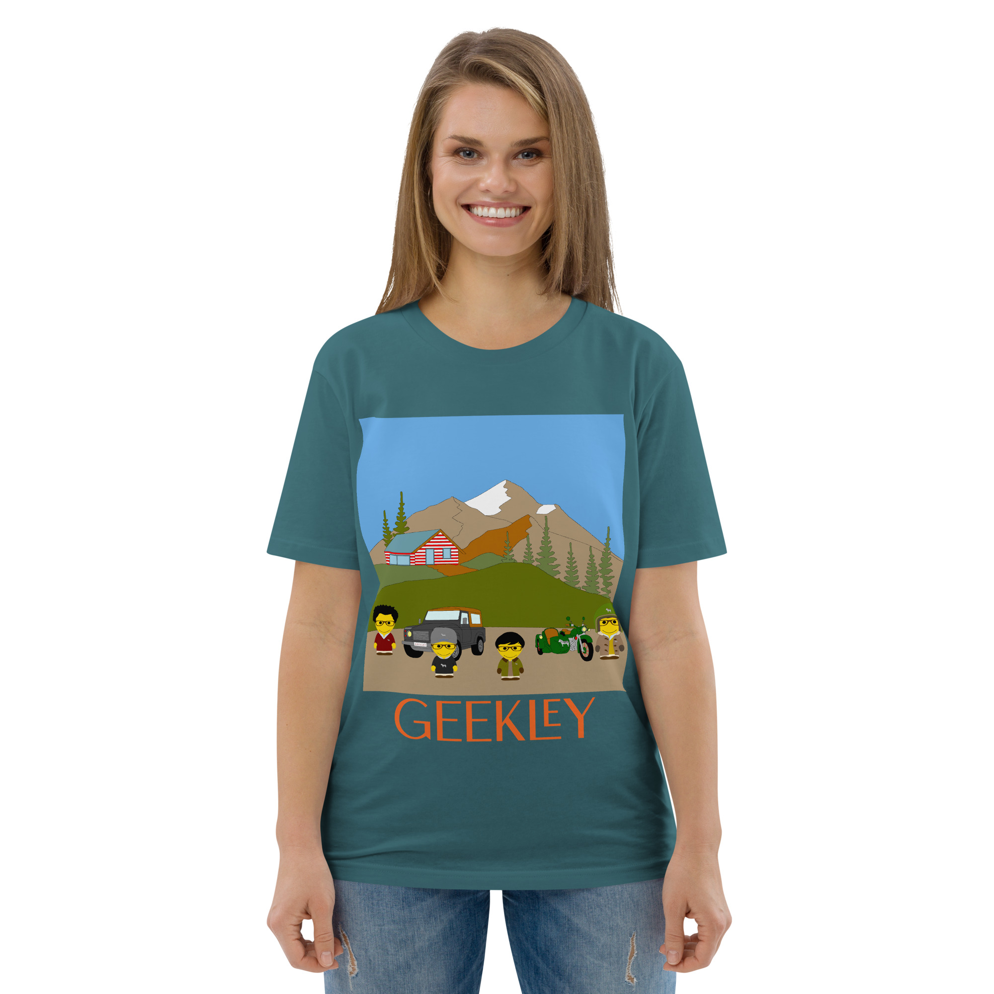 T-shirt unisexe en coton biologique "Country journey" – Image 13