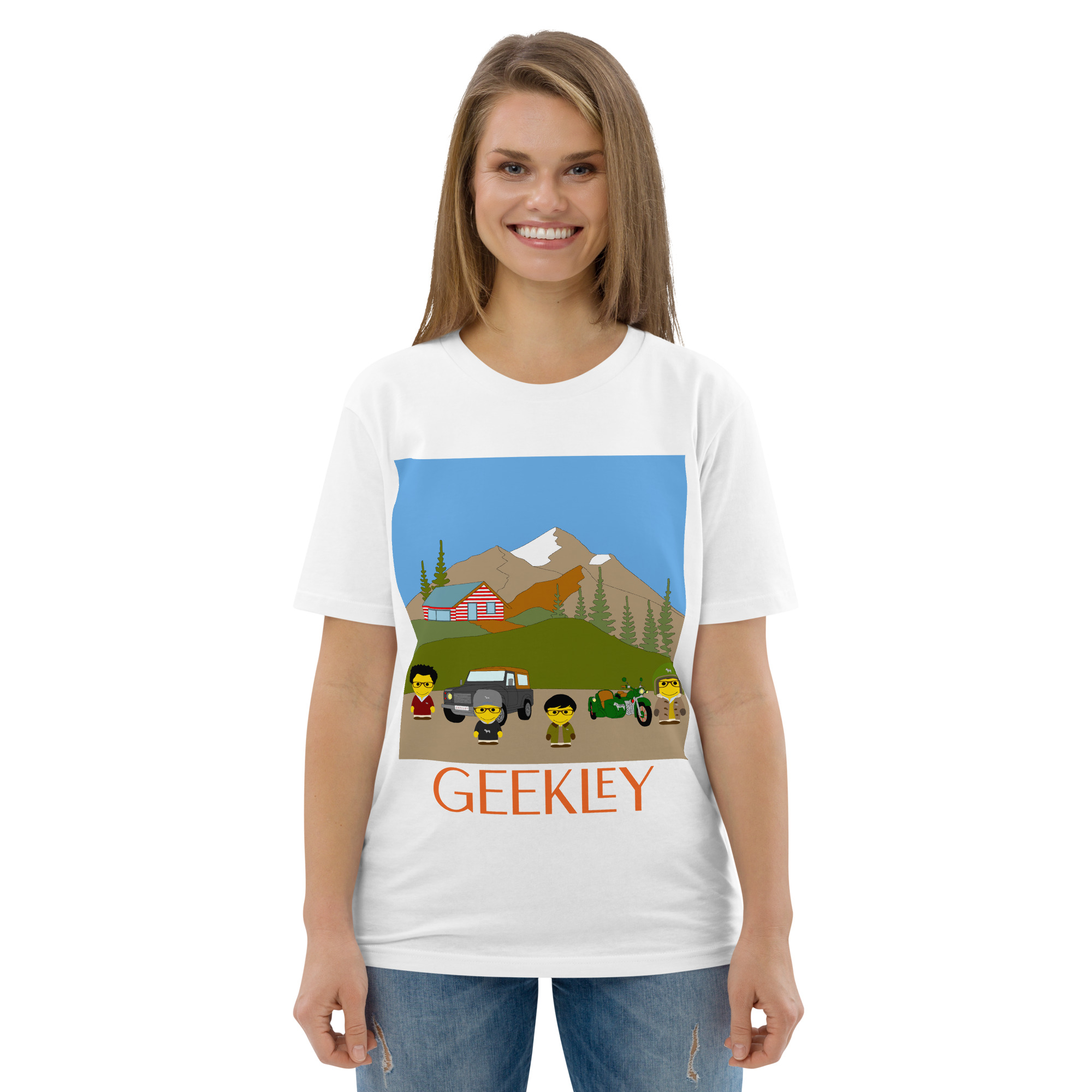 T-shirt unisexe en coton biologique "Country journey" – Image 29