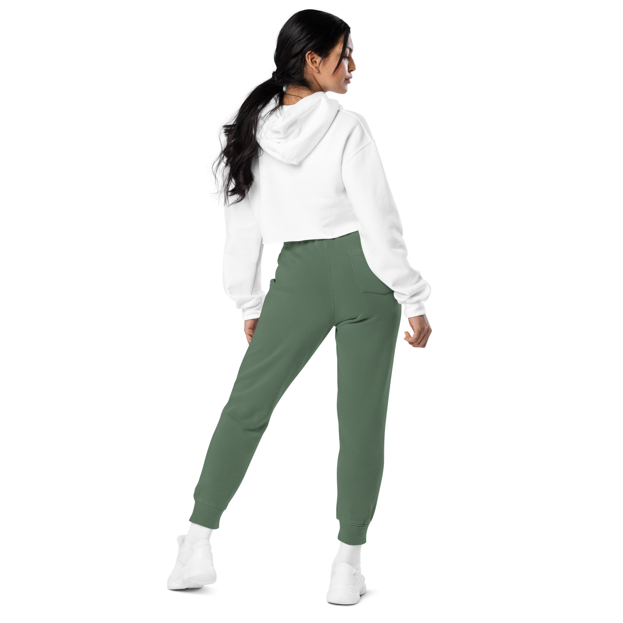 Pantalon de sport teint par pigment  (CORBIK-LOGBLA-ROS001)