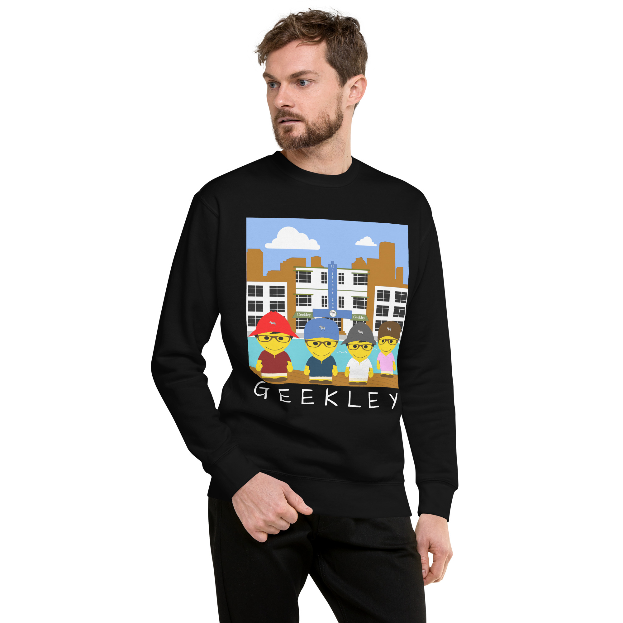 Sweatshirt premium unisexe "Blue hotel"