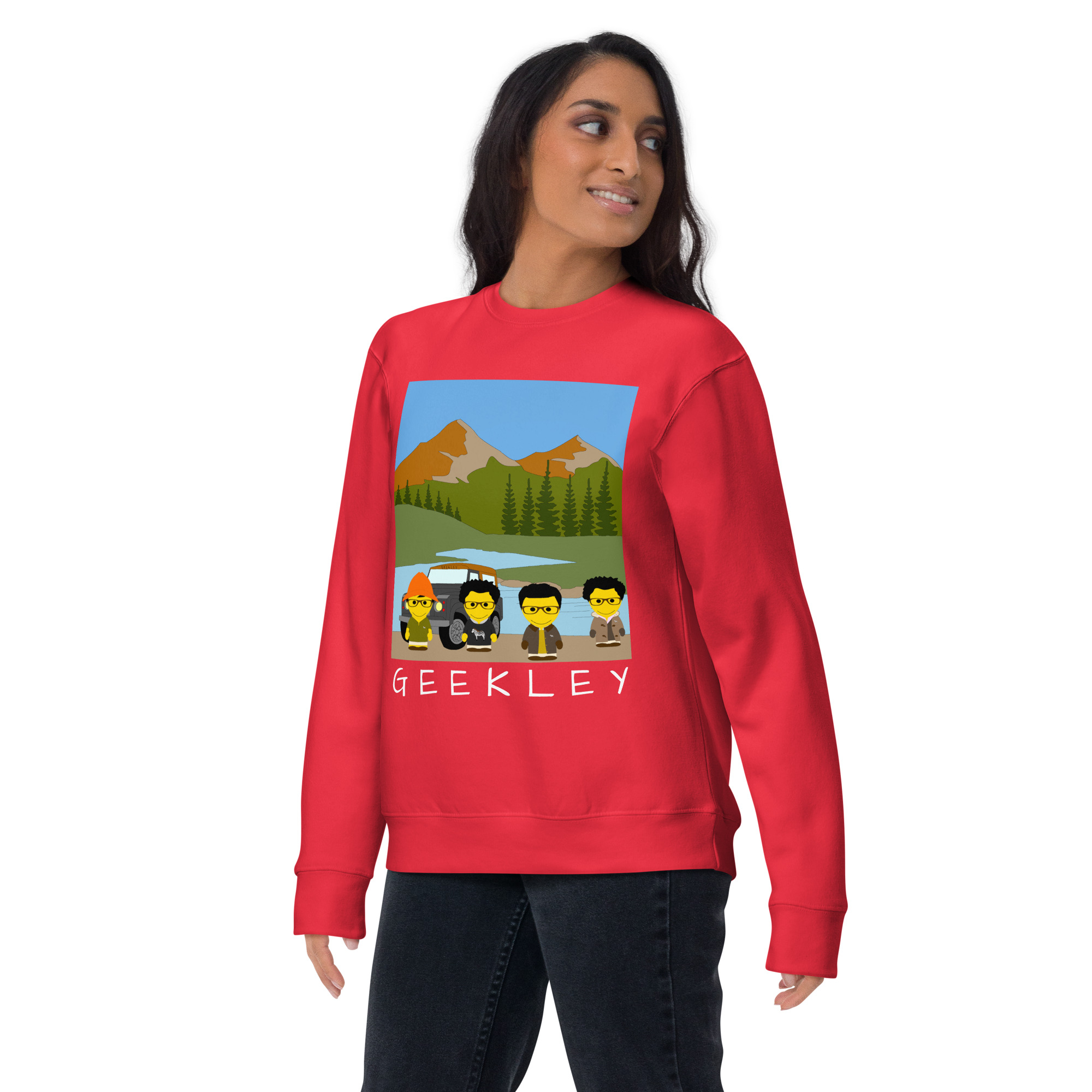 Sweatshirt premium unisexe "Country journey"
