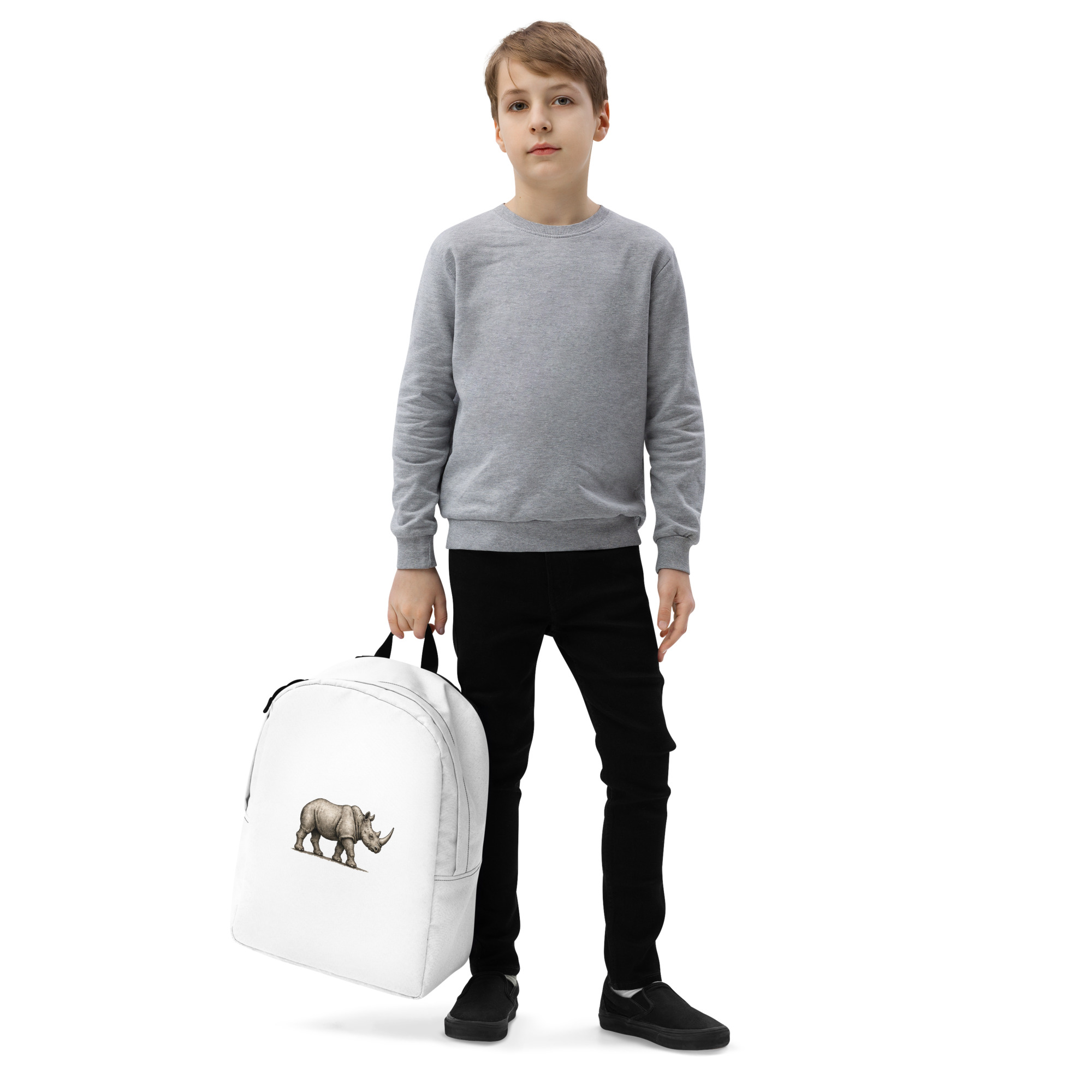 Sac à dos minimaliste "Maison GEEKLEY" – rhinoceros