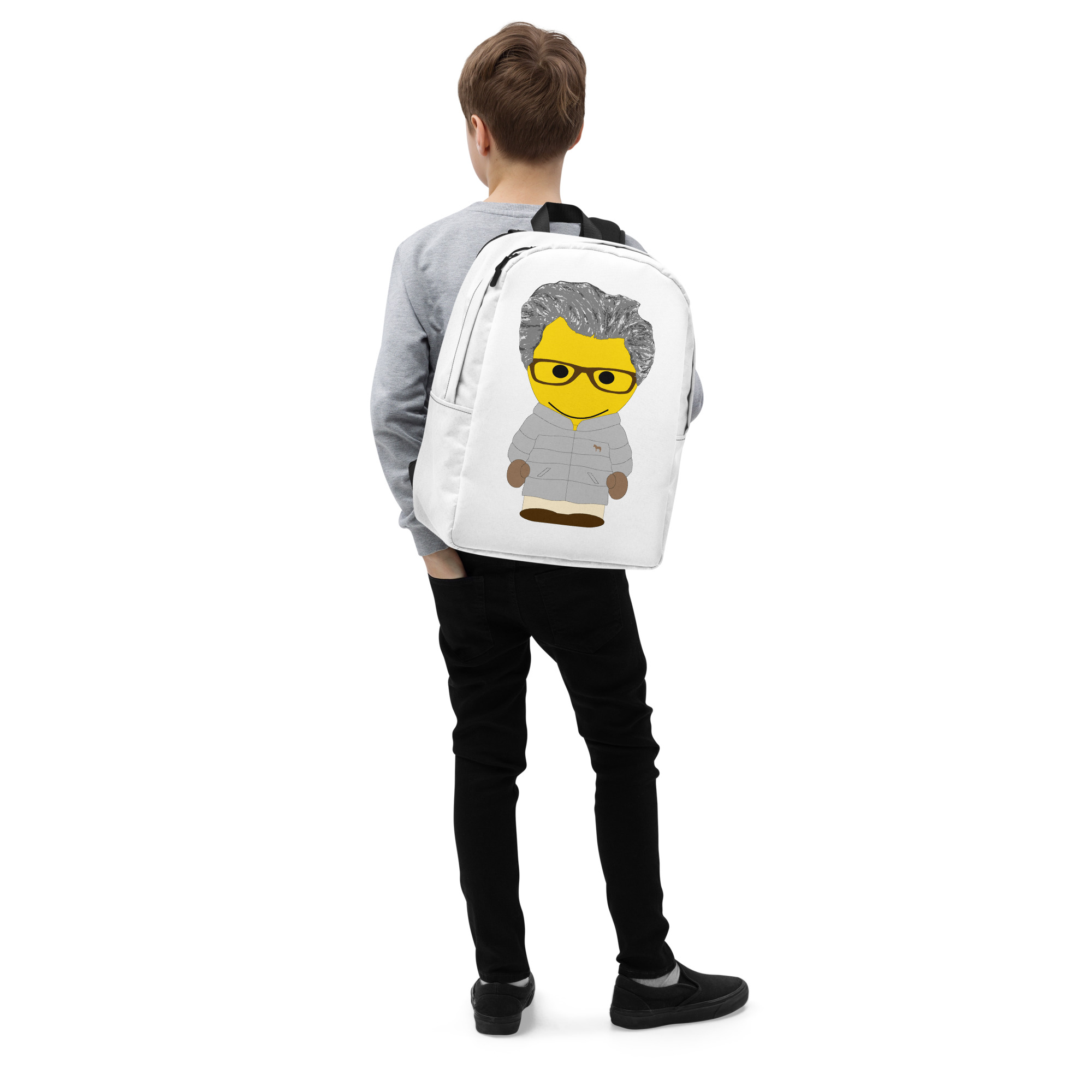 Sac à dos minimaliste - anorak gris - Alistair