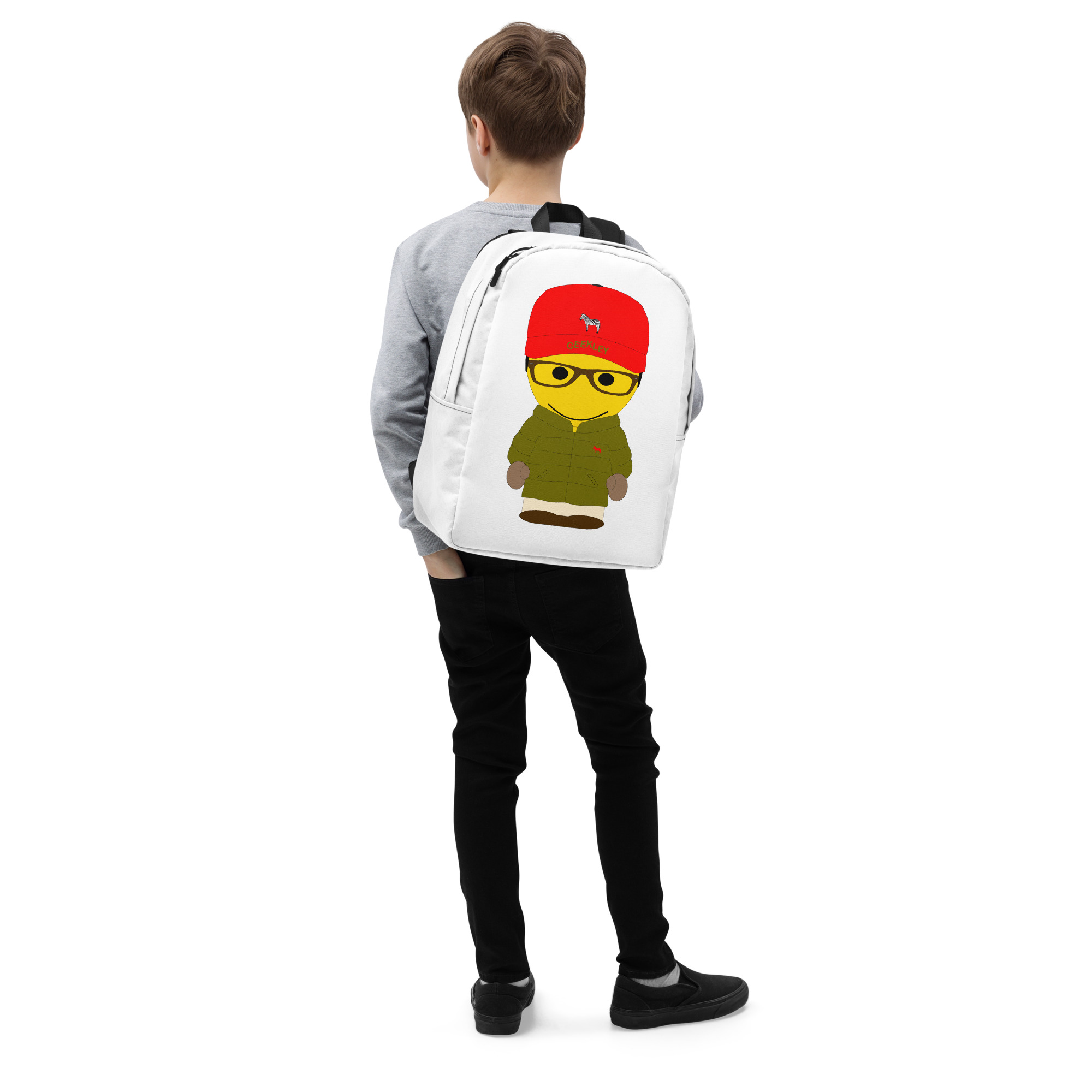 Sac à dos minimaliste - anorak olive - Charles