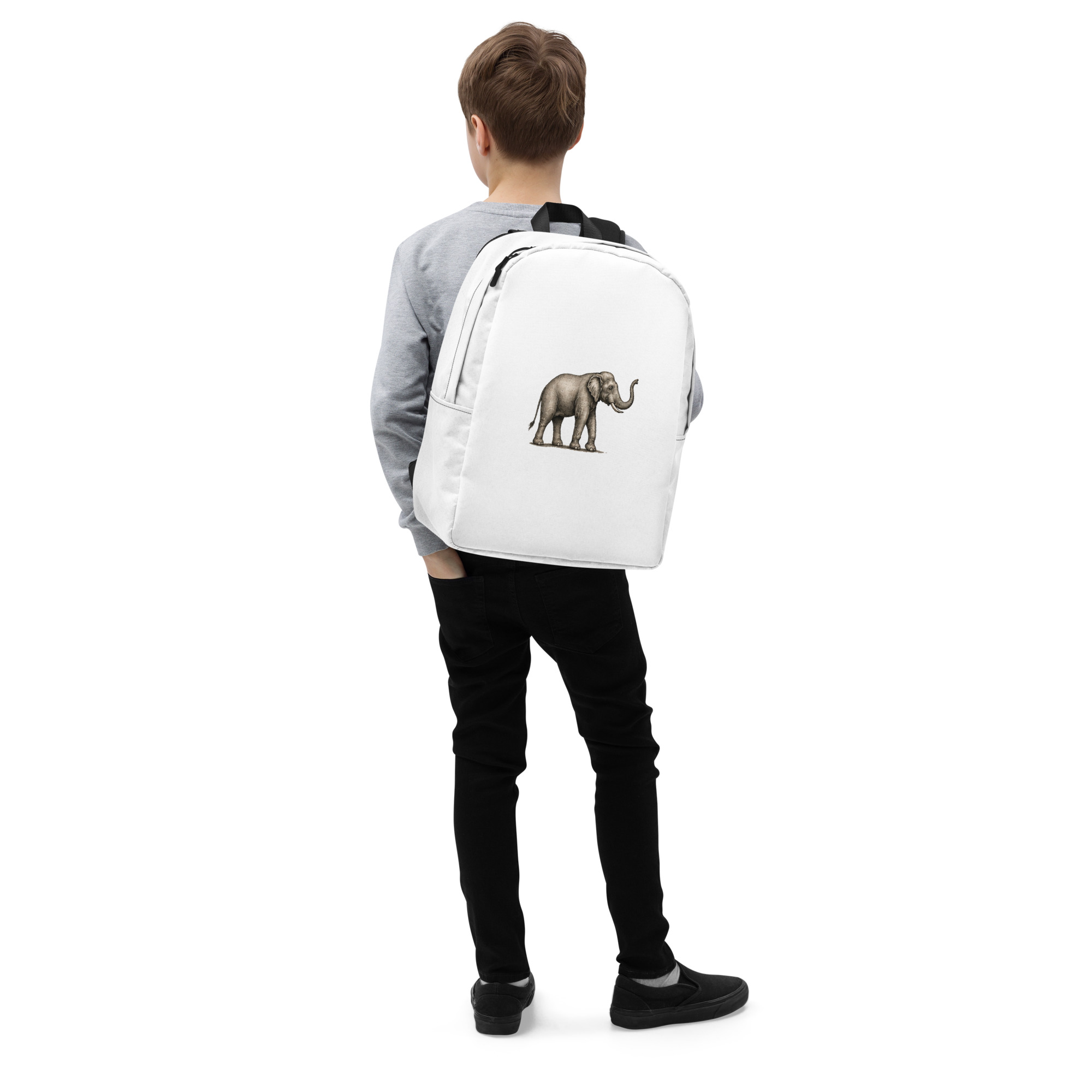 Sac à dos minimaliste "Maison GEEKLEY" – elephant