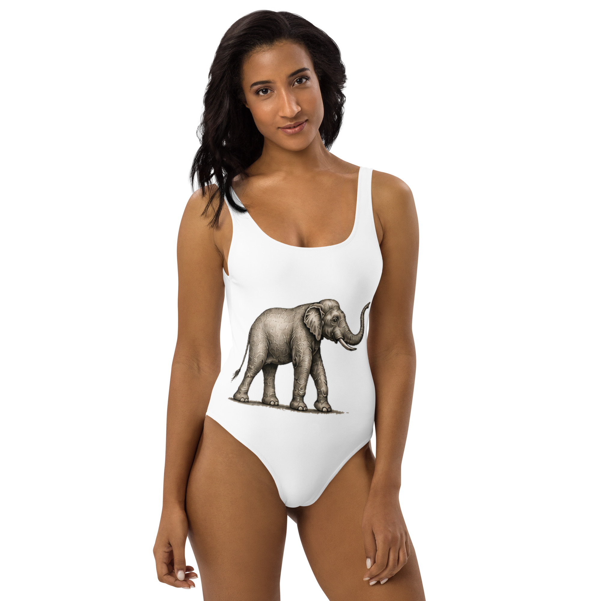 Maillot de bain 1 pièce "Maison GEEKLEY" - elephant