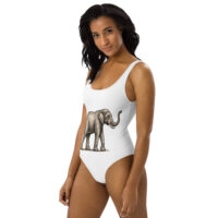 Maillot de bain 1 pièce "Maison GEEKLEY" - elephant