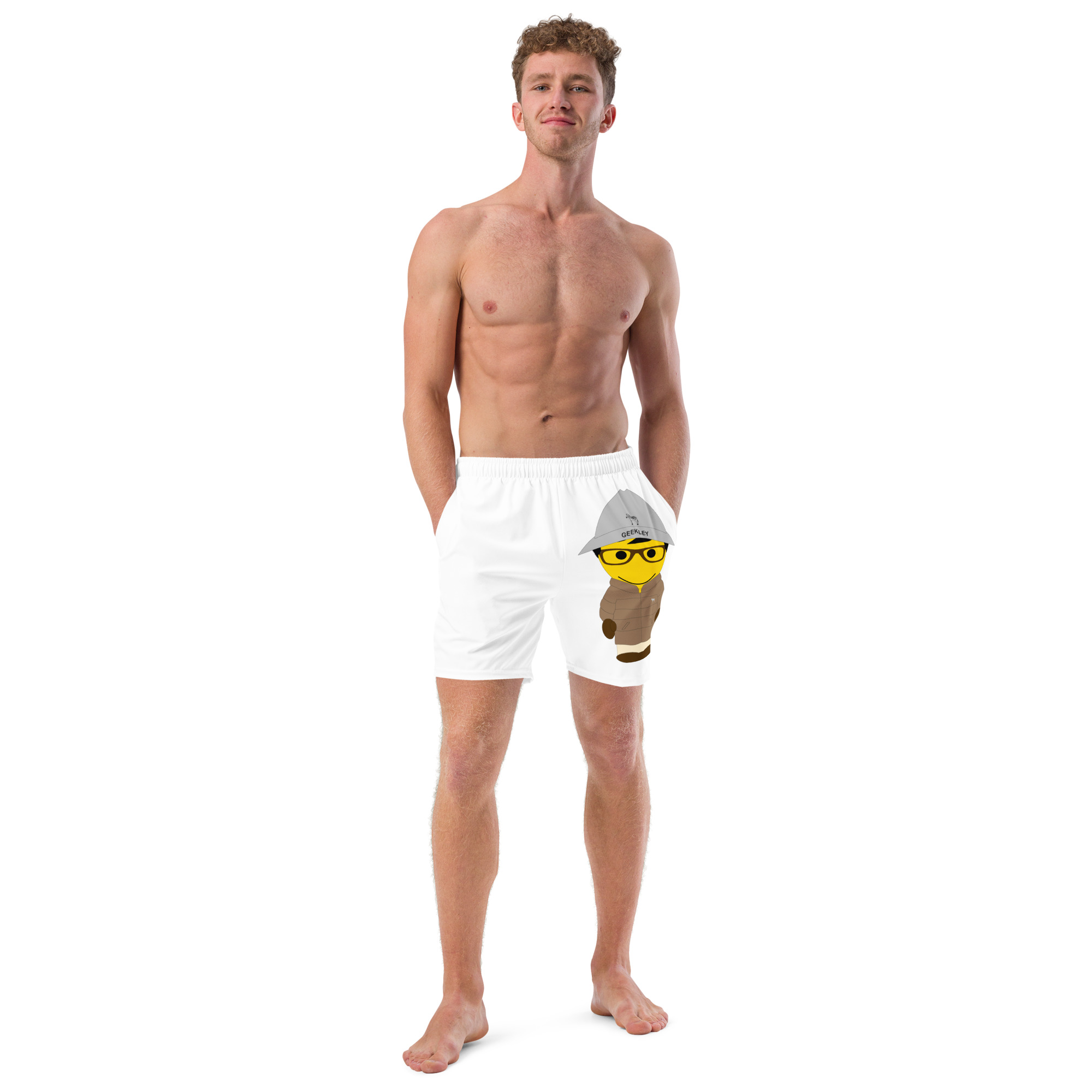 Short de bain recyclé - anorak camel - Edgar