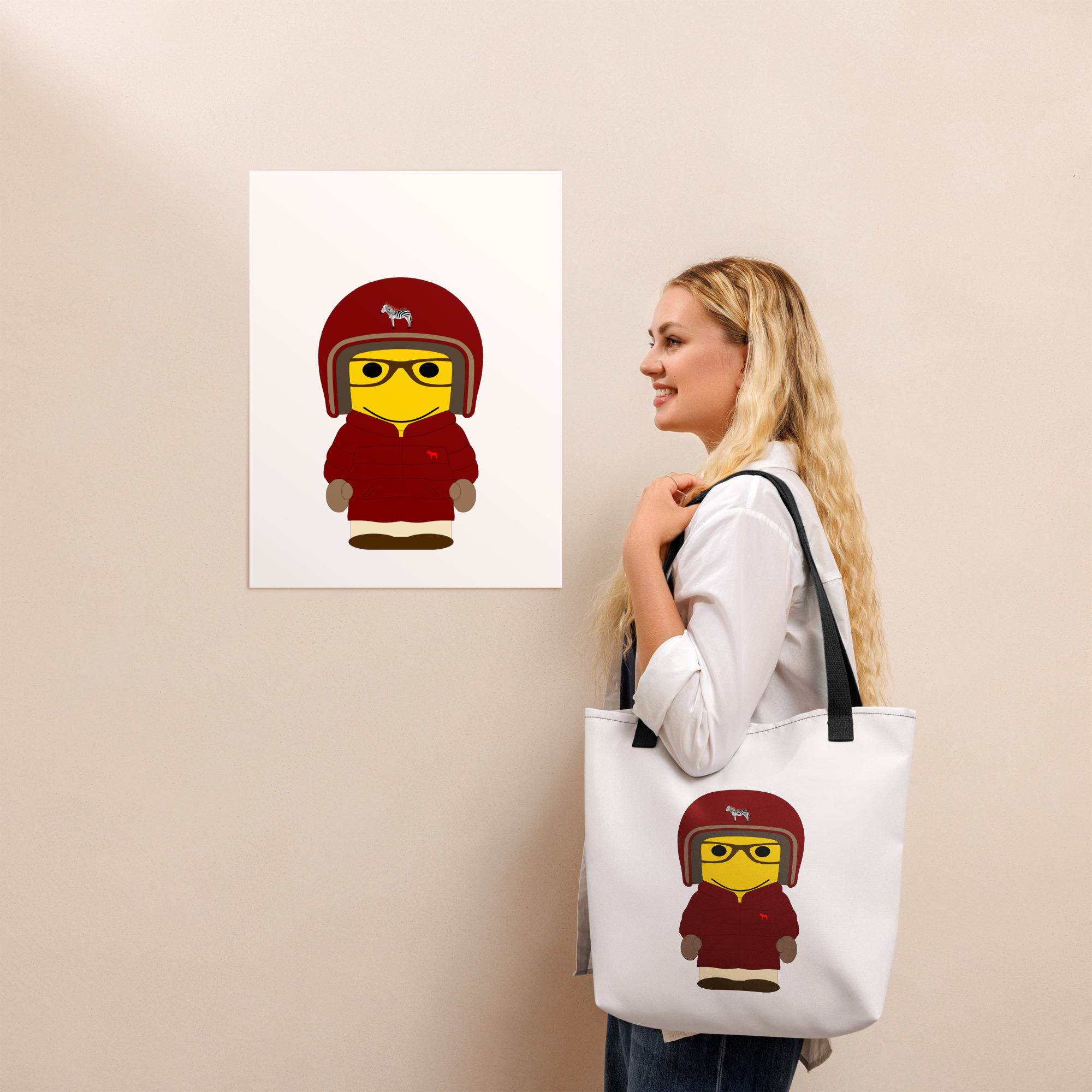 Tote bag - anorak bordeaux – Dorian