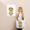 Tote bag - anorak gris - Alistair