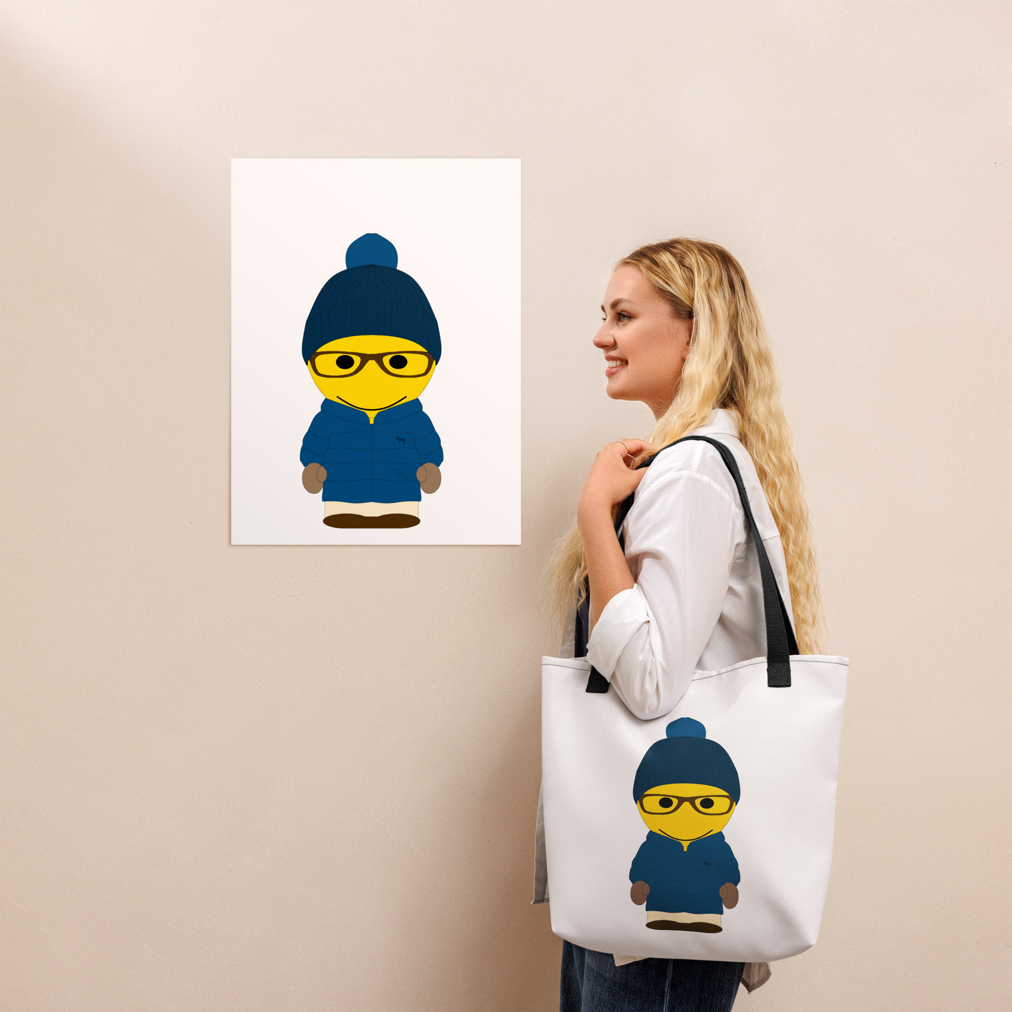 Tote bag - anorak marine - Fitzgerald