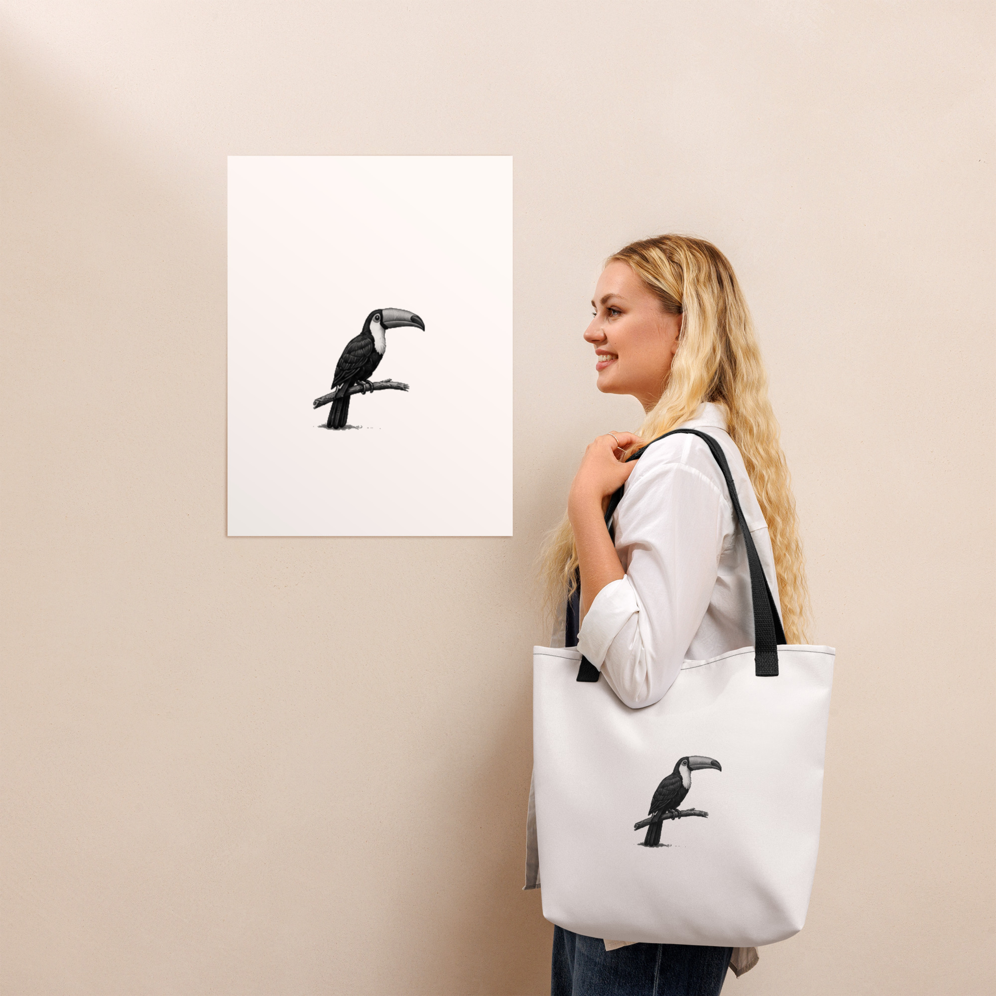 Tote bag "MAISON GEEKLEY" – toucan