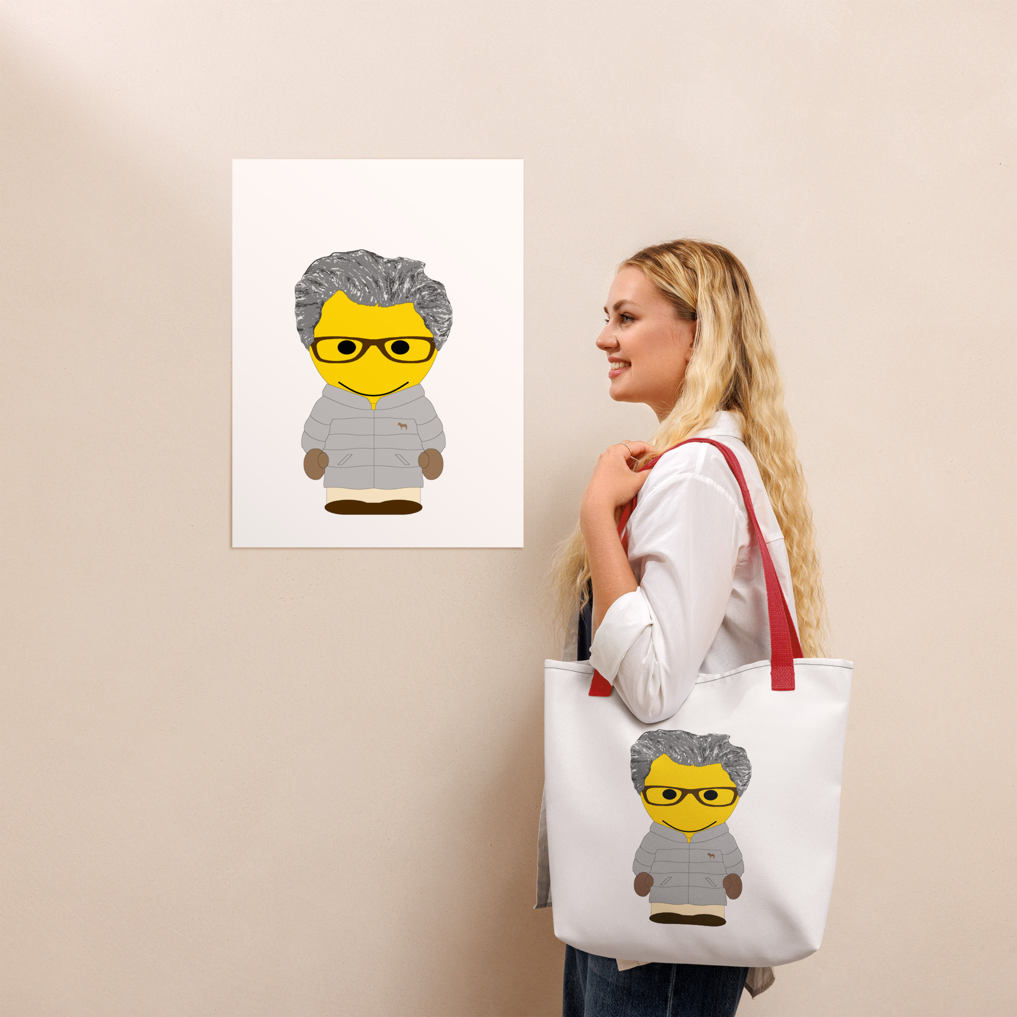 Tote bag - anorak gris - Alistair