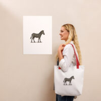 Tote bag "MAISON GEEKLEY" - zèbre