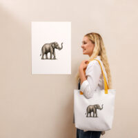 Tote bag "MAISON GEEKLEY" – elephant