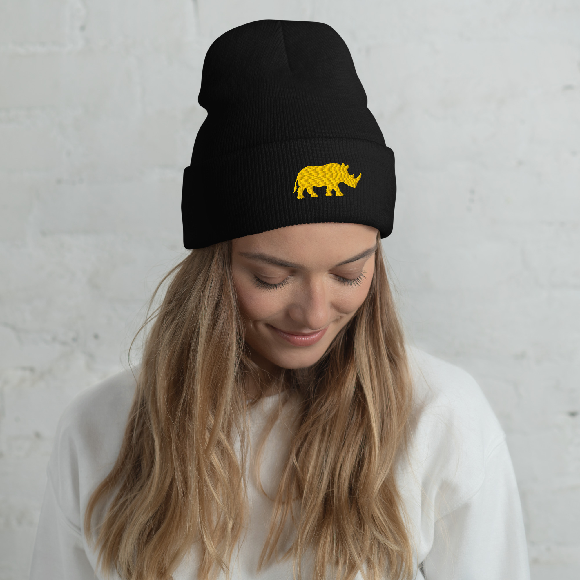 Bonnet à revers "Maison GEEKLEY" - rhinoceros