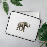 Housse pour ordinateur portable "Maison GEEKLEY" – elephant