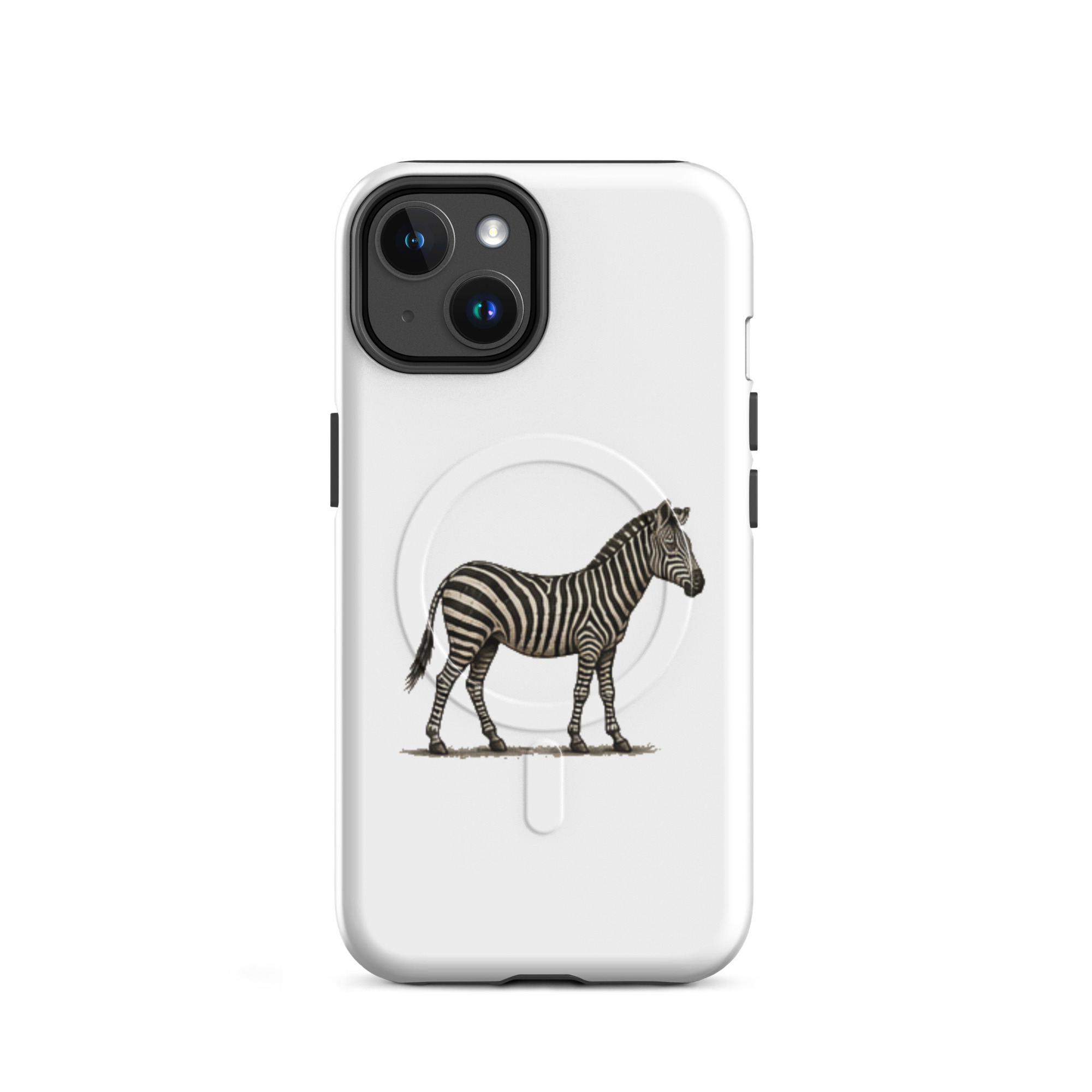 Coque iPhone® (MagSafe®) "Maison GEEKLEY" - zèbre