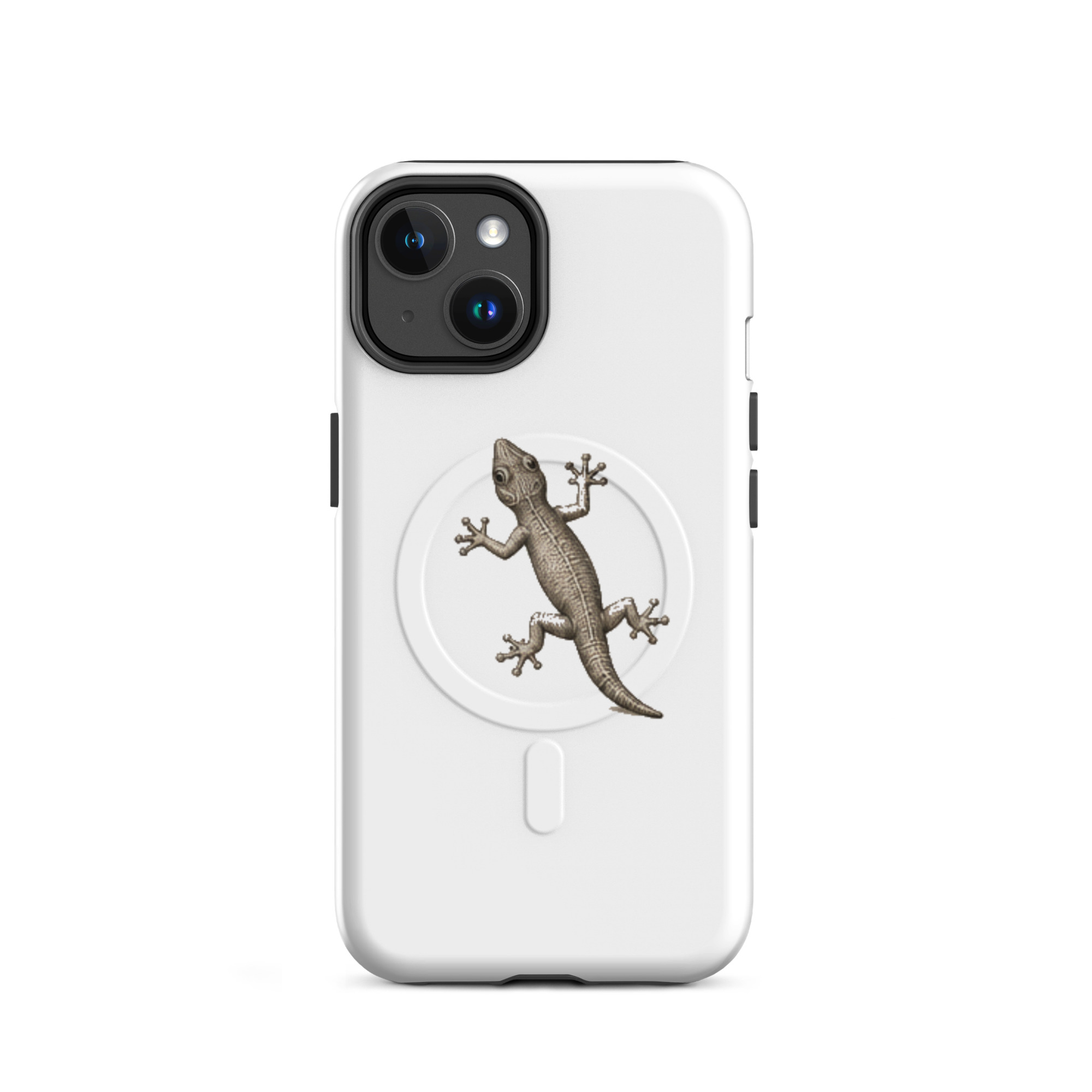 Coque iPhone® (MagSafe®) "Maison GEEKLEY" - gecko