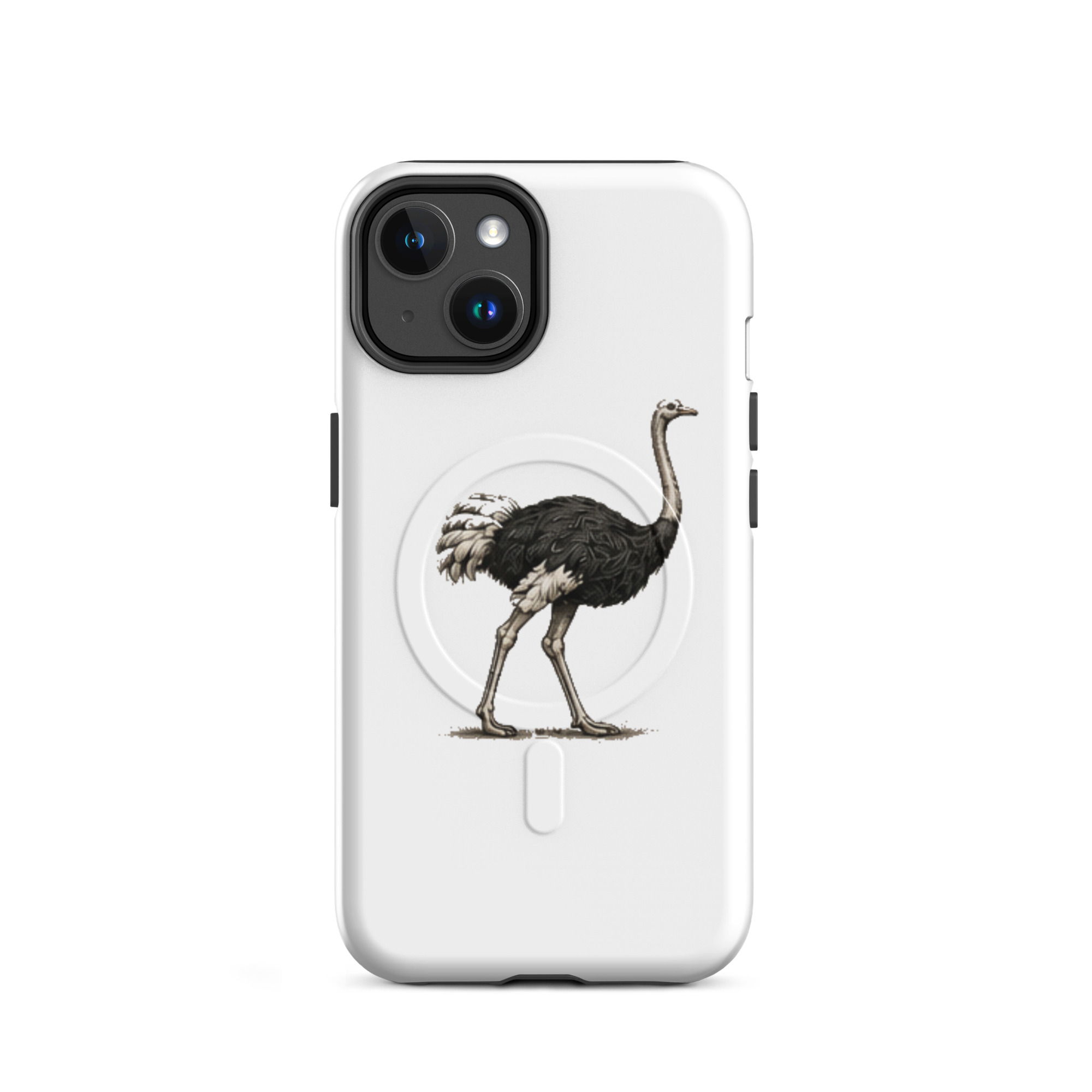 Coque iPhone® (MagSafe®) "Maison GEEKLEY" - autruche
