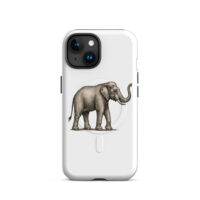 Coque iPhone® (MagSafe®) "Maison GEEKLEY" - elephant
