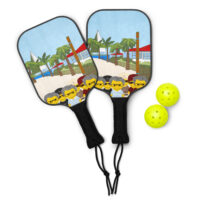 Kit de pickleball "Maison GEEKLEY" - Beach party