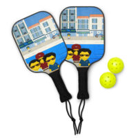 Kit de pickleball "Maison GEEKLEY" - Vue sur le port
