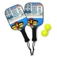 Kit de pickleball "Maison GEEKLEY" - Le long des golfes clairs