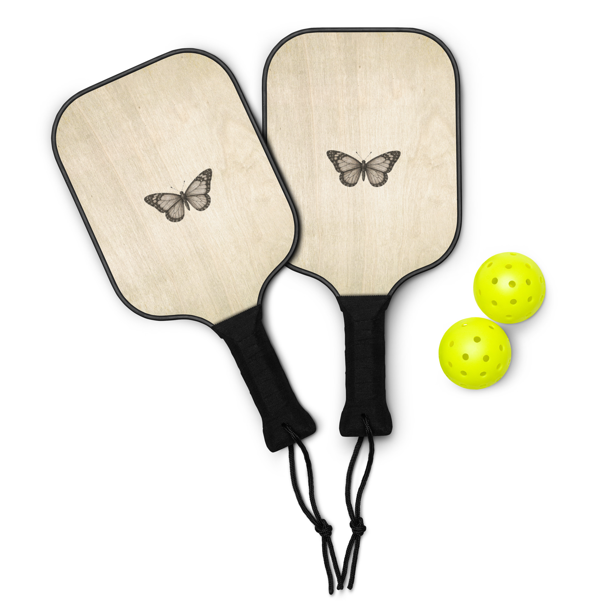 Kit de pickleball "Maison GEEKLEY" - papillon
