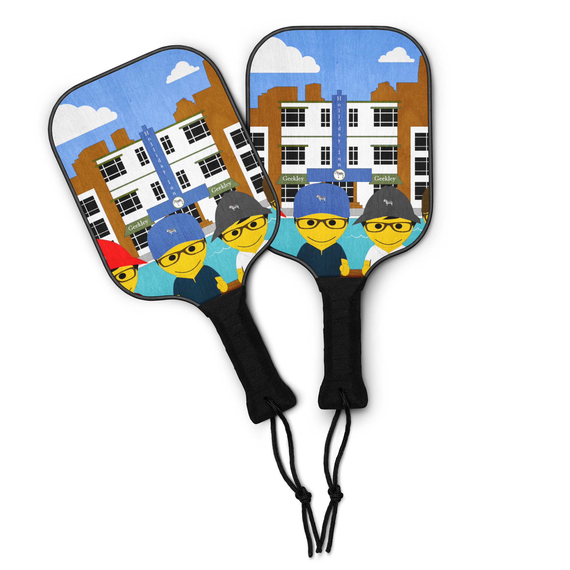 Kit de pickleball "Maison GEEKLEY" - Blue hotel
