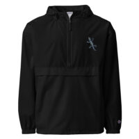 Veste pliable brodée Champion "Maison GEEKLEY" - gecko