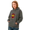 Sweat à capuche teinté unisexe - anorak bordeaux – Dorian