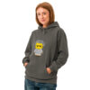 Sweat à capuche teinté unisexe - anorak gris - Alistair