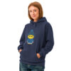 Sweat à capuche teinté unisexe - anorak marine - Fitzgerald