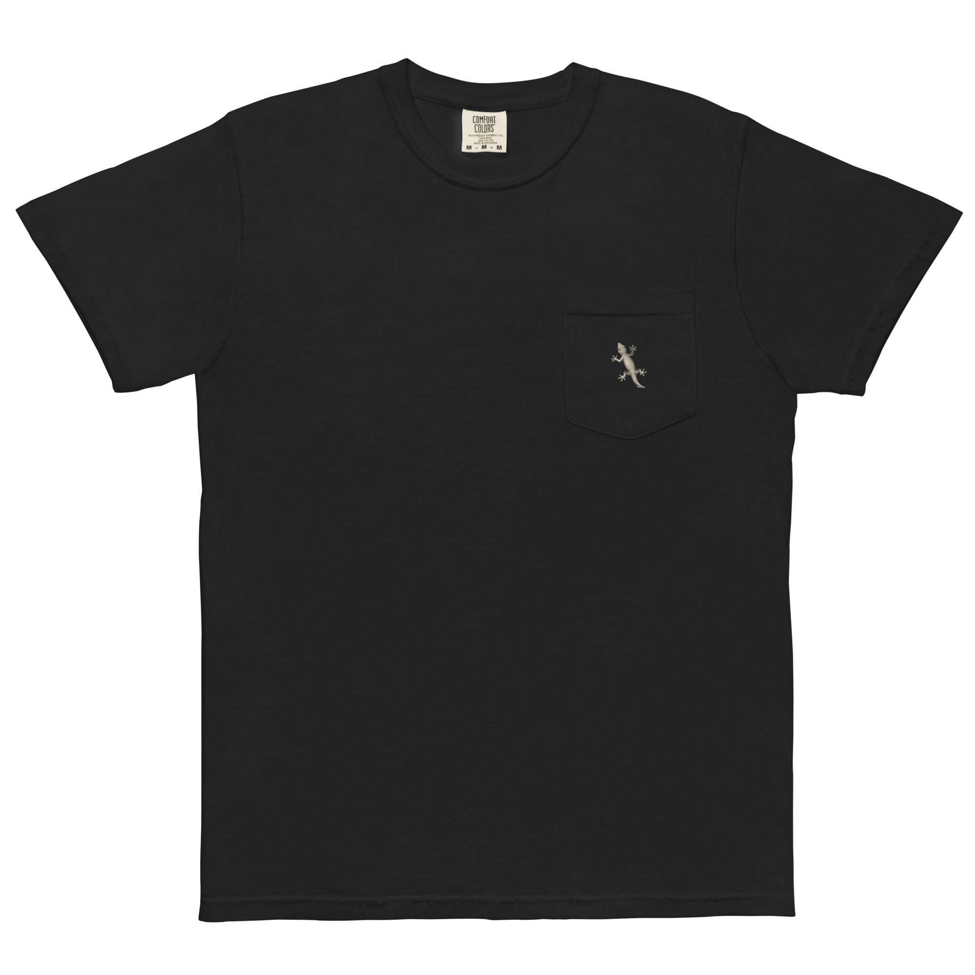 T-shirt teinté avec poche unisexe "MAISON GEEKLEY" – gecko