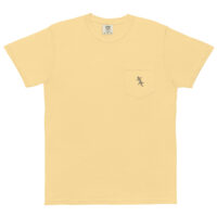 T-shirt teinté avec poche unisexe "MAISON GEEKLEY" – gecko