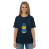 T-shirt coton biologique - anorak marine - Fitzgerald