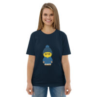 T-shirt coton biologique - anorak marine - Fitzgerald