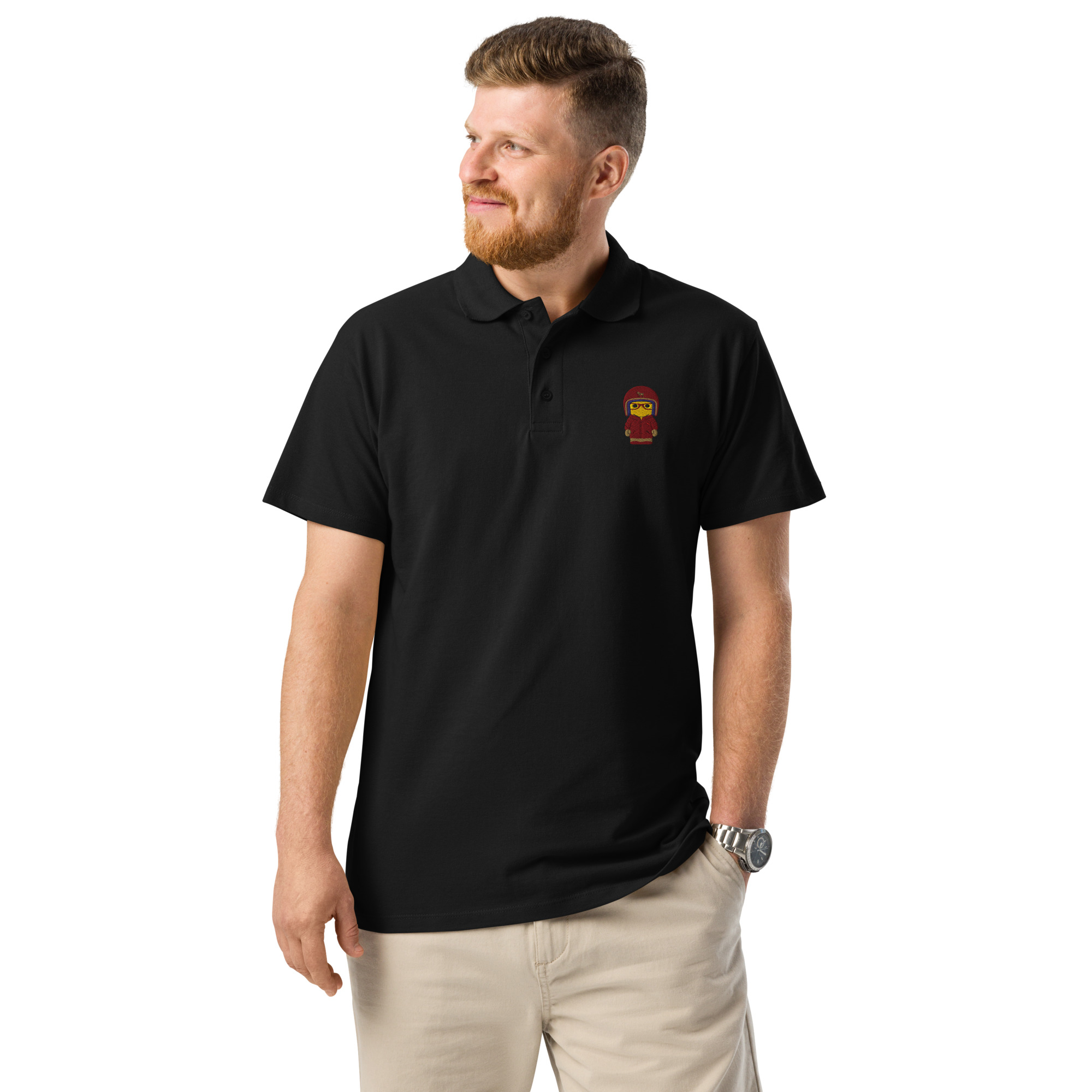 Polo piqué premium - anorak bordeaux – Dorian