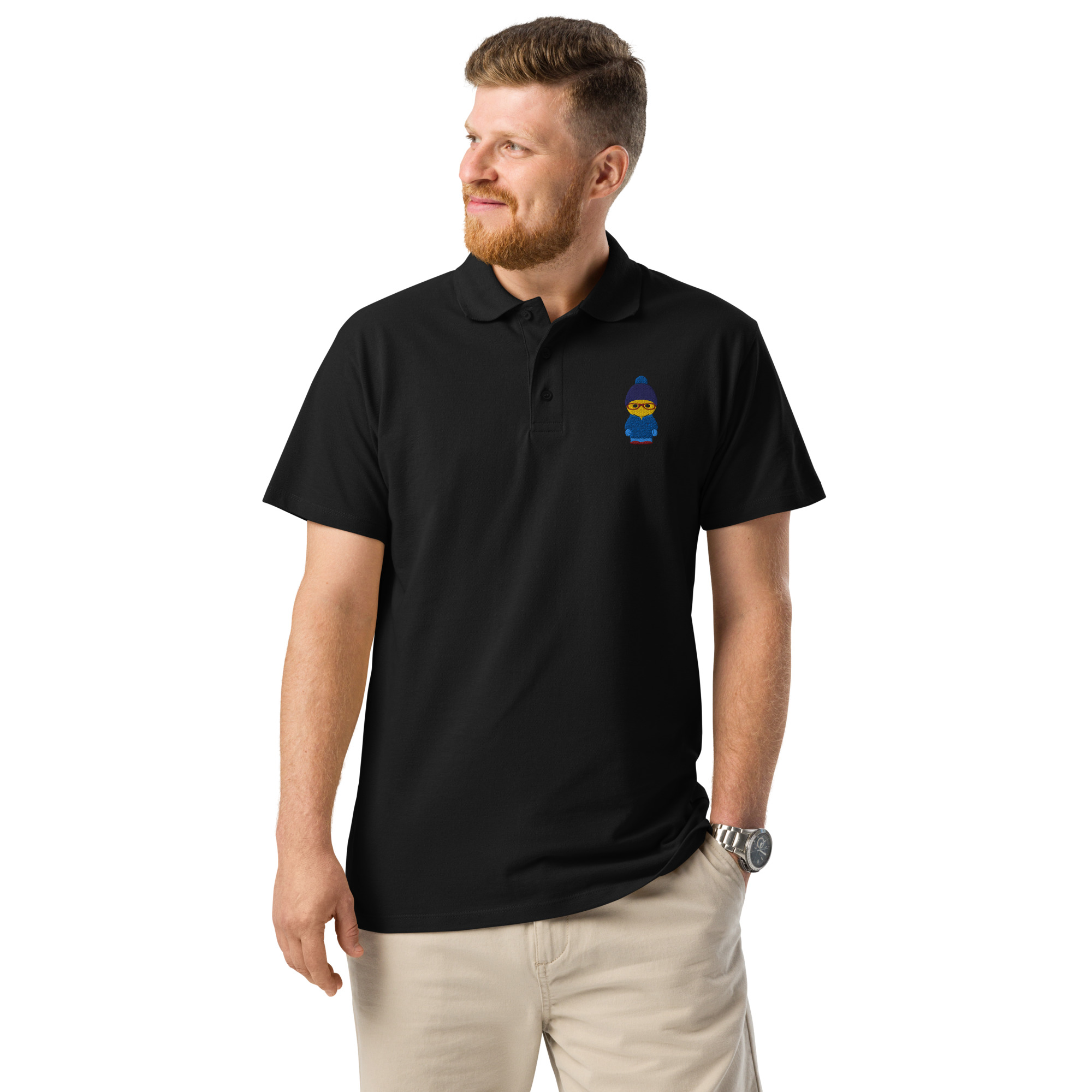 Polo piqué premium unisexe - anorak marine - Fitzgerald