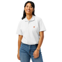 Polo piqué premium unisexe - "Maison GEEKLEY" - autruche