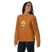 Sweatshirt premium unisexe - anorak camel - Edgar